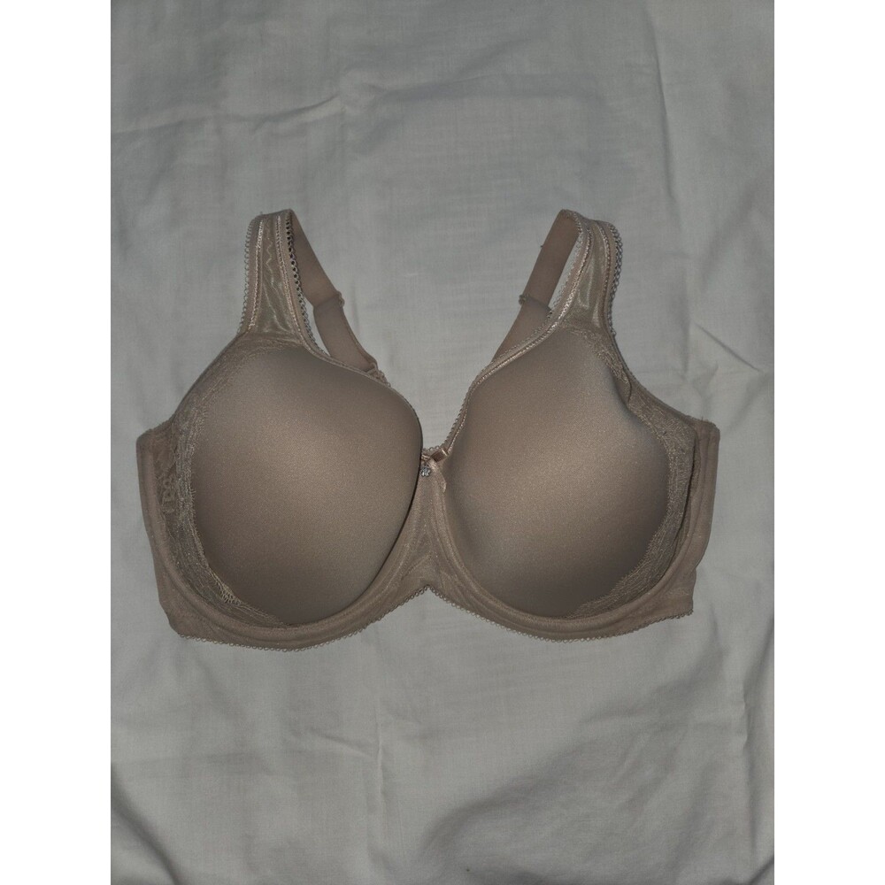 Wacoal Beige Retro Chic Seamless Underwire Contour Bra 853186 Sz 38DDD Nude